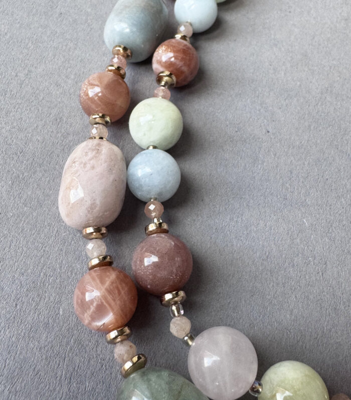 BERYL AND SUNSTONE BEADS