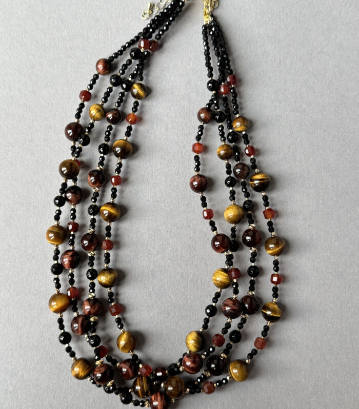 TIGERS AND BULLS EYE BEADS